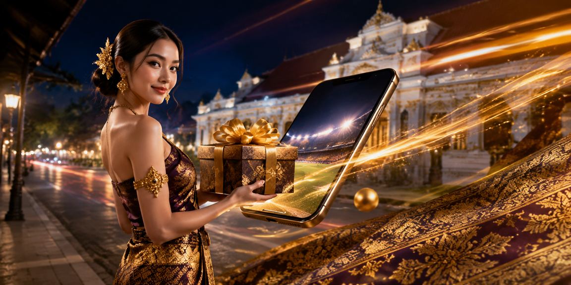 Model mengakses aplikasi casino online melalui smartphone di siang hari