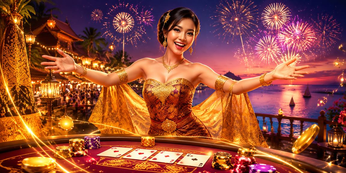 Pemain baccarat menikmati sesi bermain santai di tepi pantai